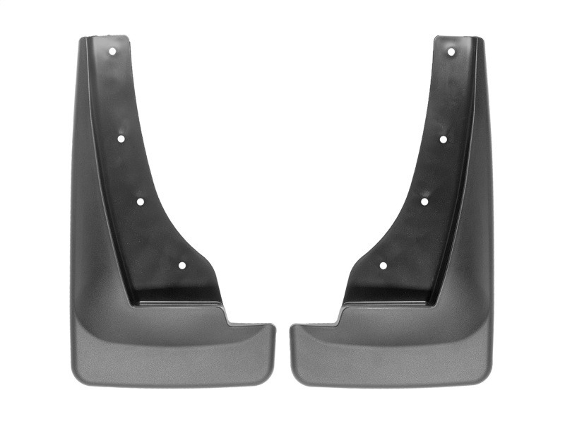 WeatherTech 2014+ Nissan Rogue Front No Drill Mudflaps - Black - 110070