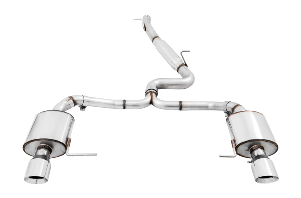 AWE Tuning VW MK7 Golf Alltrack/Sportwagen 4Motion Touring Edition Exhaust - Polished Silver Tips - 3015-32098 Photo - out of package