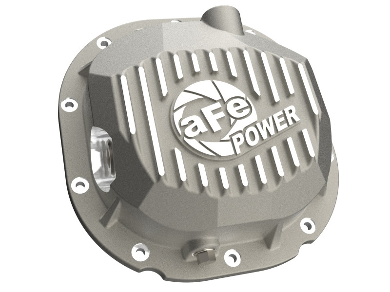 aFe 90-14 Ford F-150 Rear Differential Cover - Raw w/ Machined Fins - 46-71410A Photo - Unmounted