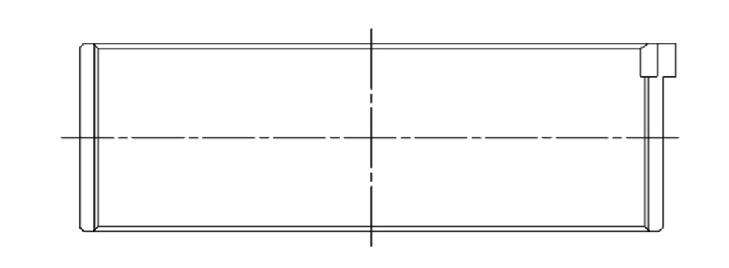 ACL Acura/Honda K20A3 / 98+ Honda F23A Standard Size High Performance Rod Bearing Set - 4B1906H-STD Technical Drawing