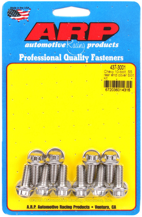 ARP Chevy 10-Bolt SS Rear End Cover Bolt Kit - 437-3001