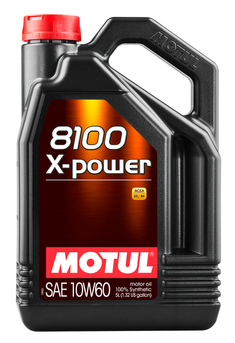 Motul 5L Synthetic Engine Oil 8100 10W60 X-Power - 106144 User 1