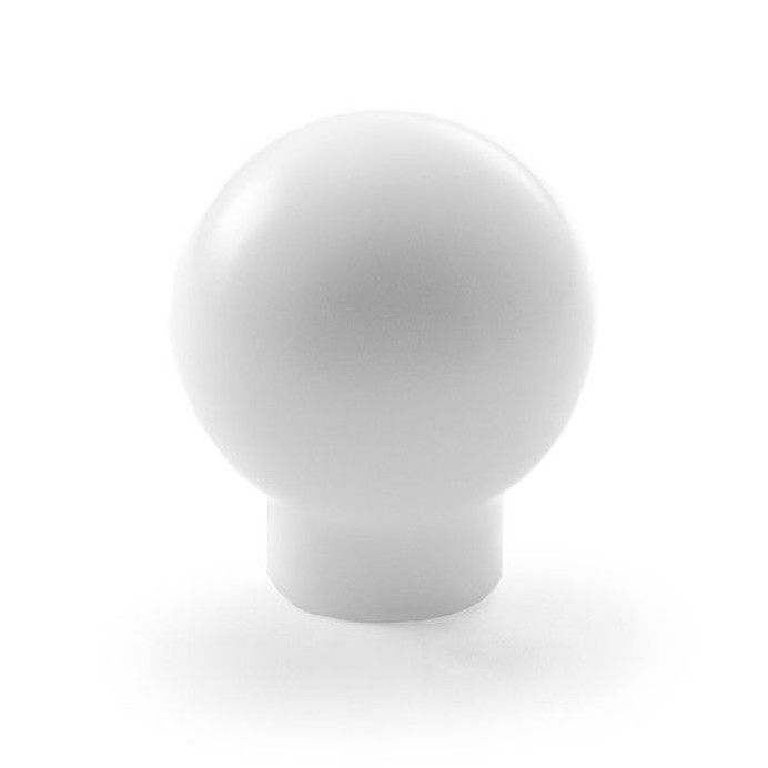 Killer B Round Shift Knob White 6mt w/Rev Lockout - 1001