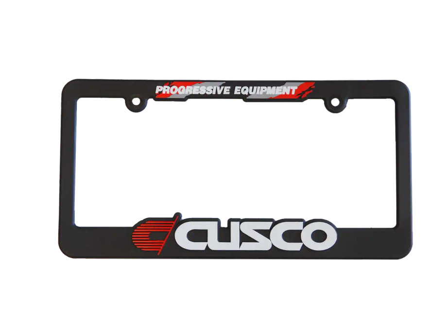 Cusco License Plate Frame Black Usdm Spec Limited - CUS LPF BK