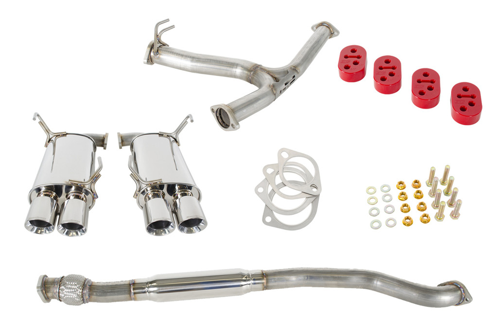 GrimmSpeed 11+ Subaru WRX/STi Sedan Resonated Catback Exhaust System - 070033