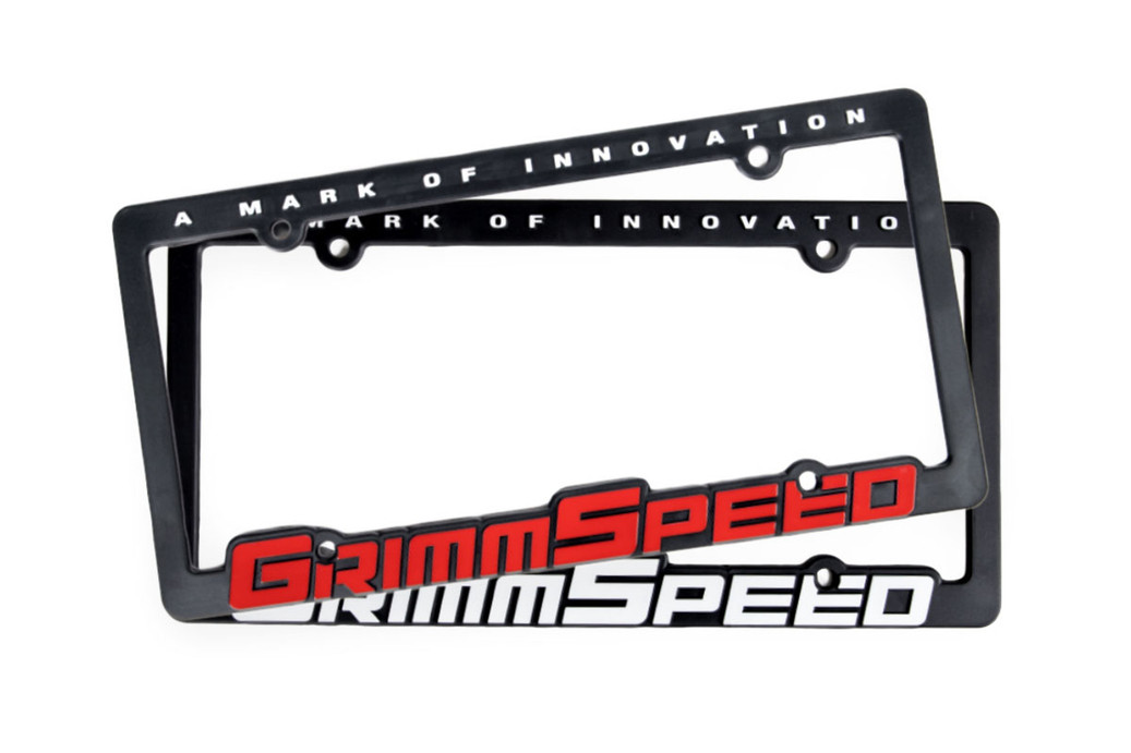 GrimmSpeed License Plate Frame (Pair) - 111002