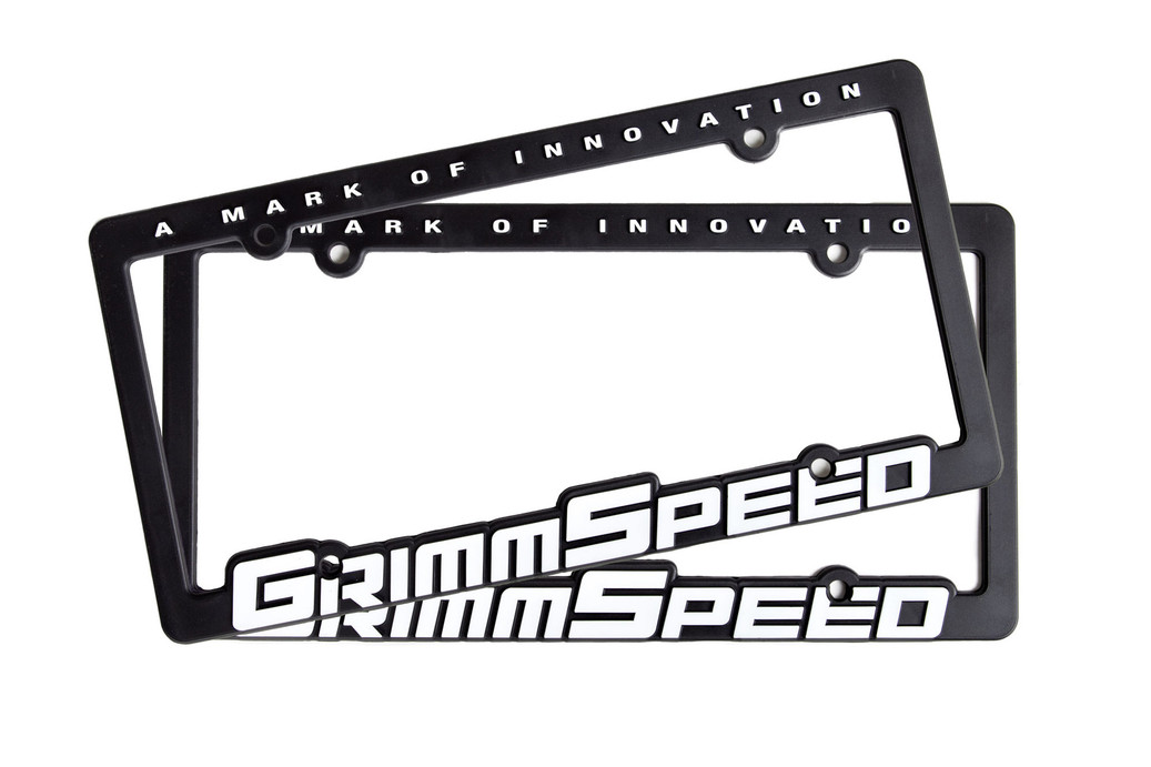 GrimmSpeed License Plate Frame (Pair) - 111002