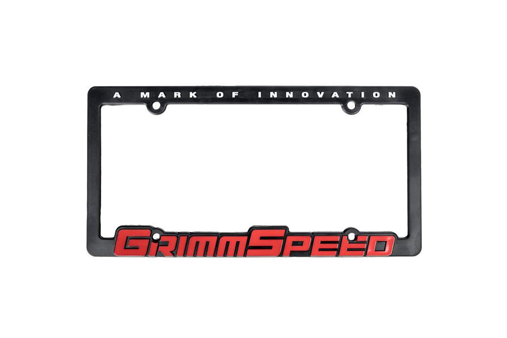 GrimmSpeed License Plate Frame (Pair) - 111002
