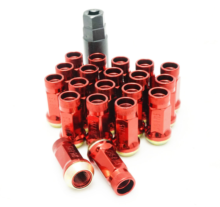 Wheel Mate Muteki SR45R Lug Nut Kit M12x1.25 - Red - 32935R