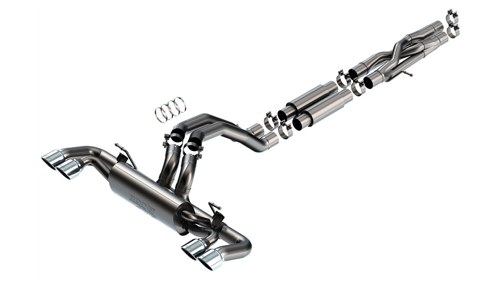 Borla 21-22 Jeep Wrangler Rubicon 392 6.4L V8 AT 4WD 4DR ATAK Cat-Back Exhaust (Stainless) - 140893