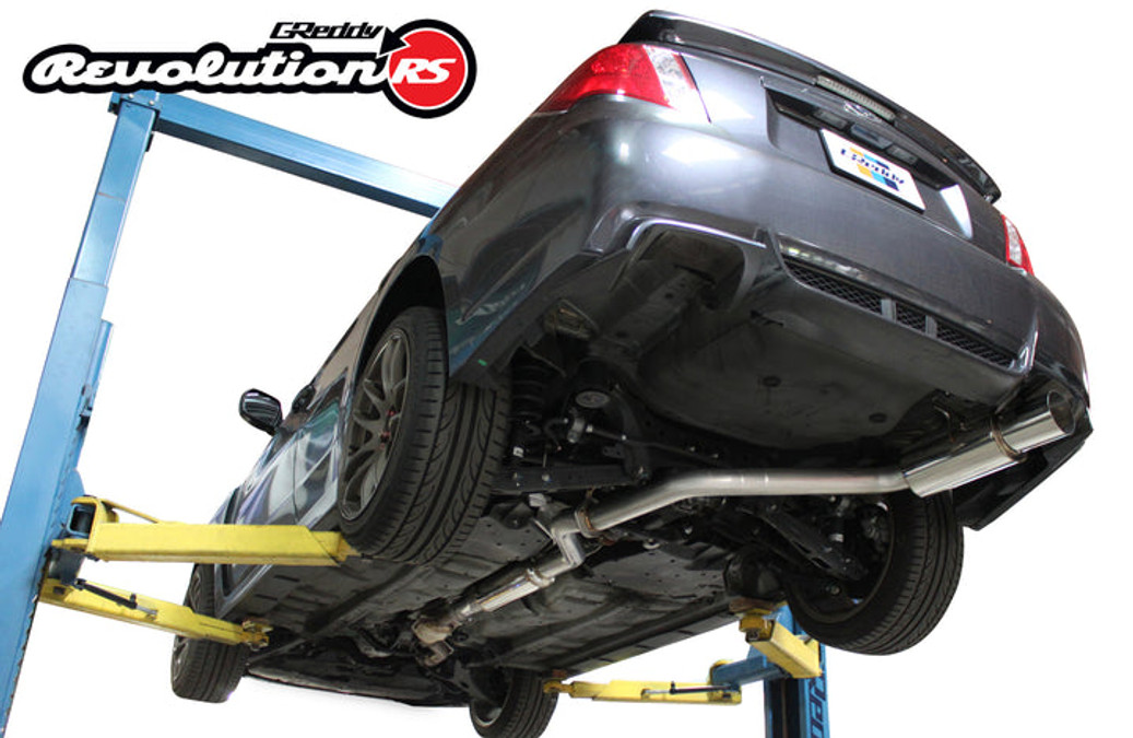 Greddy 2011-2014 Subaru WRX/STI (Sedan) 76mm Single Side CatBack Revolution RS Exhaust