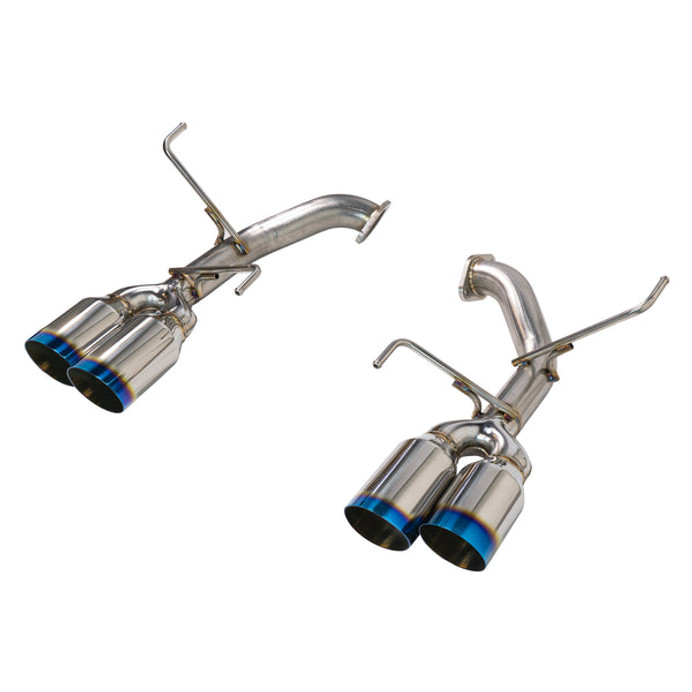 Remark 2022+ Subaru WRX (VB) 4in Axleback Exhaust w/ Burnt Stainless Single Wall Tip - RO-TTVB-S4