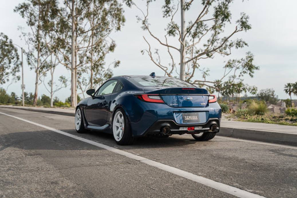 Remark 2022+ Subaru BRZ/Toyota GR86 Axle Back Exhaust w/Titanium Double Wall Tip - RO-TTZ8-D