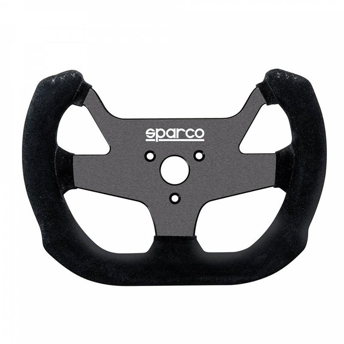 Sparco F10A Suede Black Steering Wheel - 015P270SSN Photo - Primary