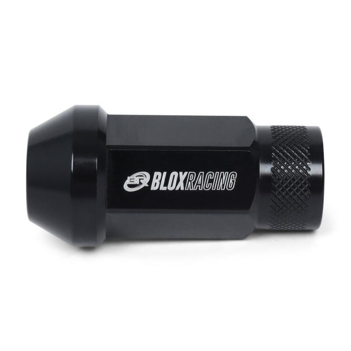 BLOX Racing Street Series Forged Lug Nuts - Black 12 x 1.5mm - Set of 16 (New Design) - BXAC-00103-SSBK User 1