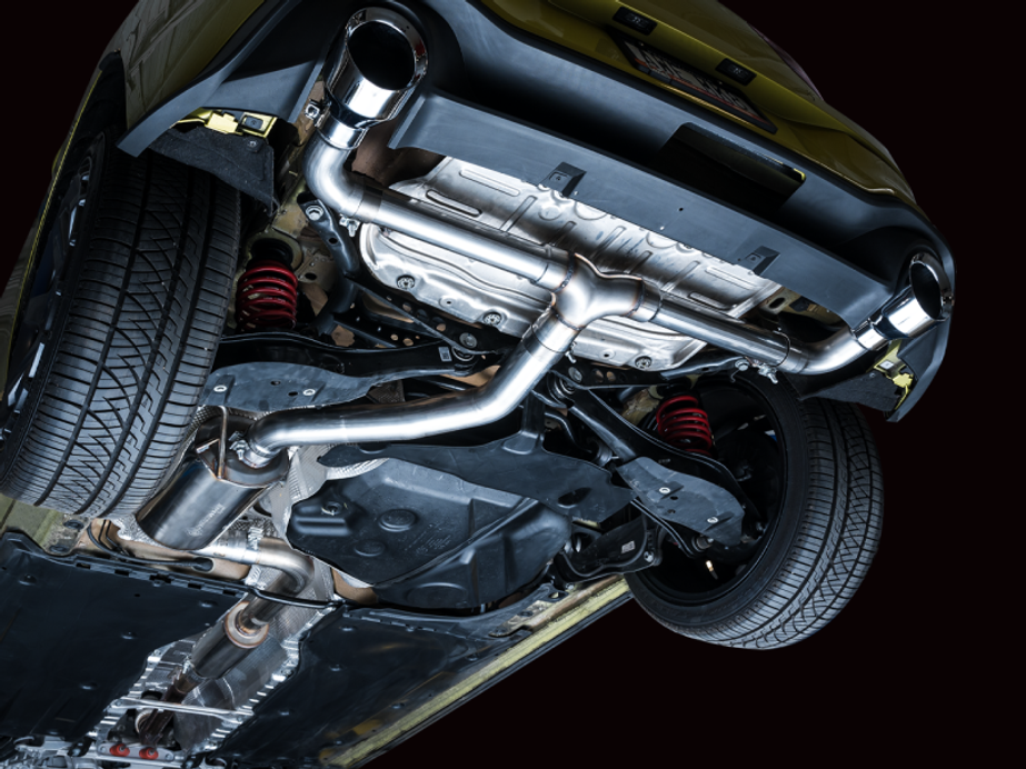 AWE 2022 VW GTI MK8 Touring Edition Exhaust - Chrome Silver Tips - 3015-32658 Photo - Mounted