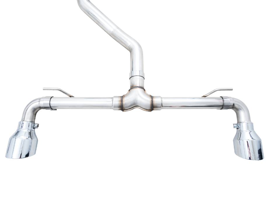 AWE 2022 VW GTI MK8 Touring Edition Exhaust - Chrome Silver Tips - 3015-32658 Photo - out of package