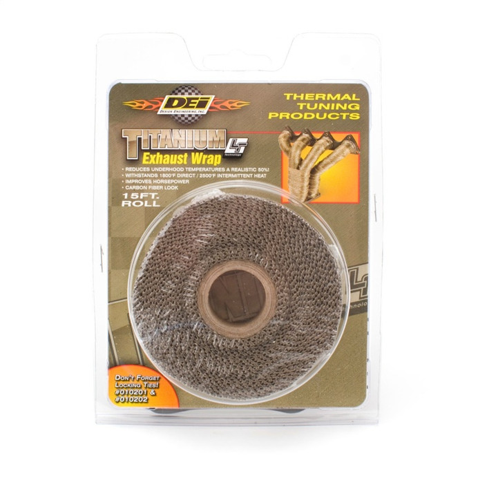 DEI Exhaust Wrap 1in x 15ft - Titanium - 10128 Photo - Unmounted