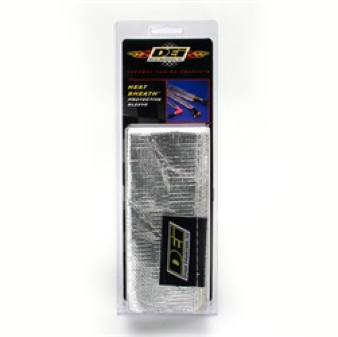 DEI Heat Sheath 1-1/2in I.D. x 3ft - Aluminized Sleeving- Sewn Edge - 10420 Photo - in package