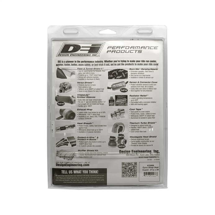 DEI Dyno Strap Heat Guard 5in w x 3ft - Aluminized - 10466 Photo - Unmounted