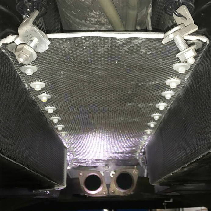 DEI Corvette C6 Trans. Tunnel Shield - 50532 Photo - Mounted