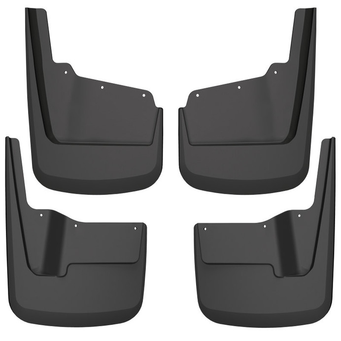 Husky Liners 20-22 GMC Sierra 2500/3500 HD (Excl. Dually) Front & Rear Mud Guards - Black - 58296 Photo - Primary