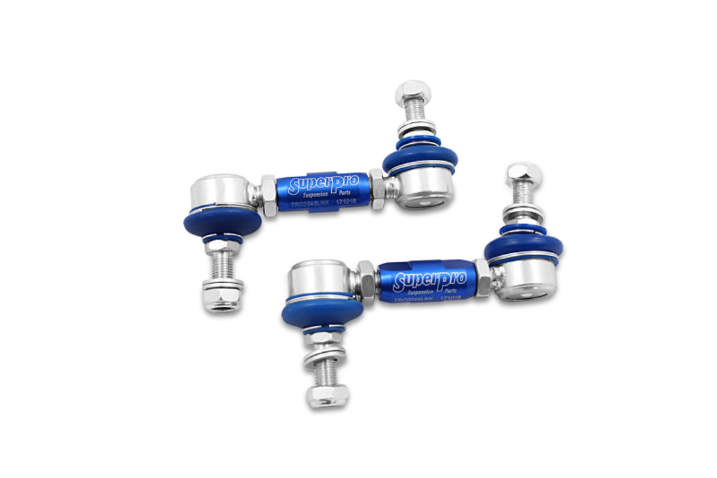 SuperPro 2004 Lexus RX330 0 Rear HD Adjustable End Link Set (10mm Studs 100mm-120mm Length) - TRC1045 Photo - Primary