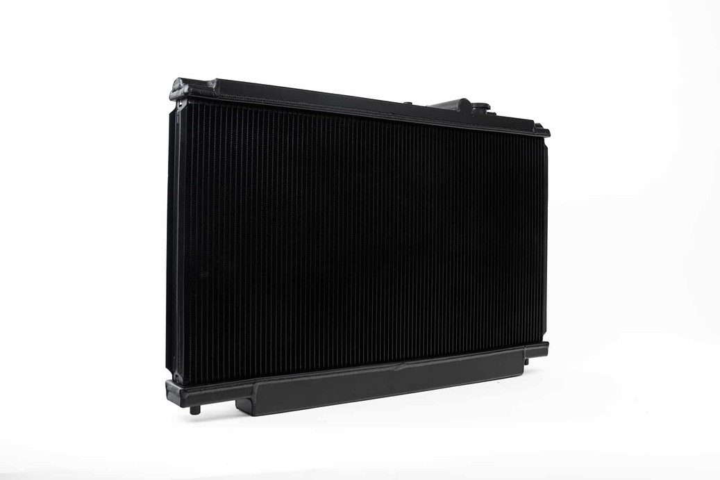 CSF 93-98 Toyota MK4 Supra Radiator - Black Finish - 2882B