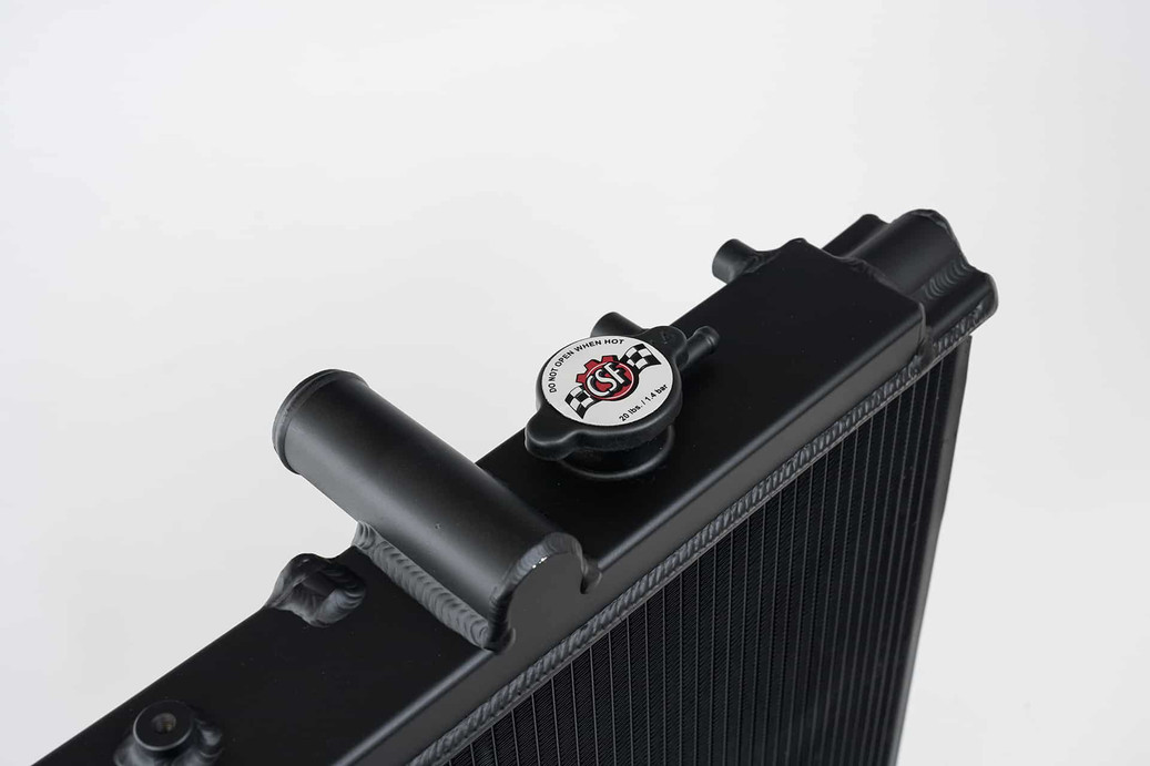 CSF 93-98 Toyota MK4 Supra Radiator - Black Finish - 2882B