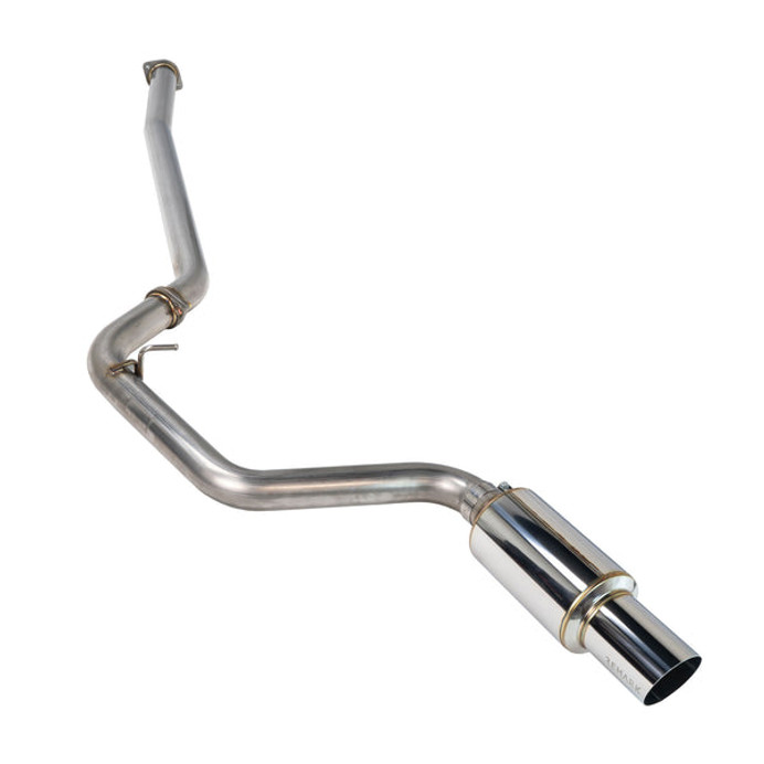 Remark 08-14 Subaru WRX / STI Hatch Cat-Back Exhaust R1 Spec Single Exit Stainless Steel - RK-C1076S-02