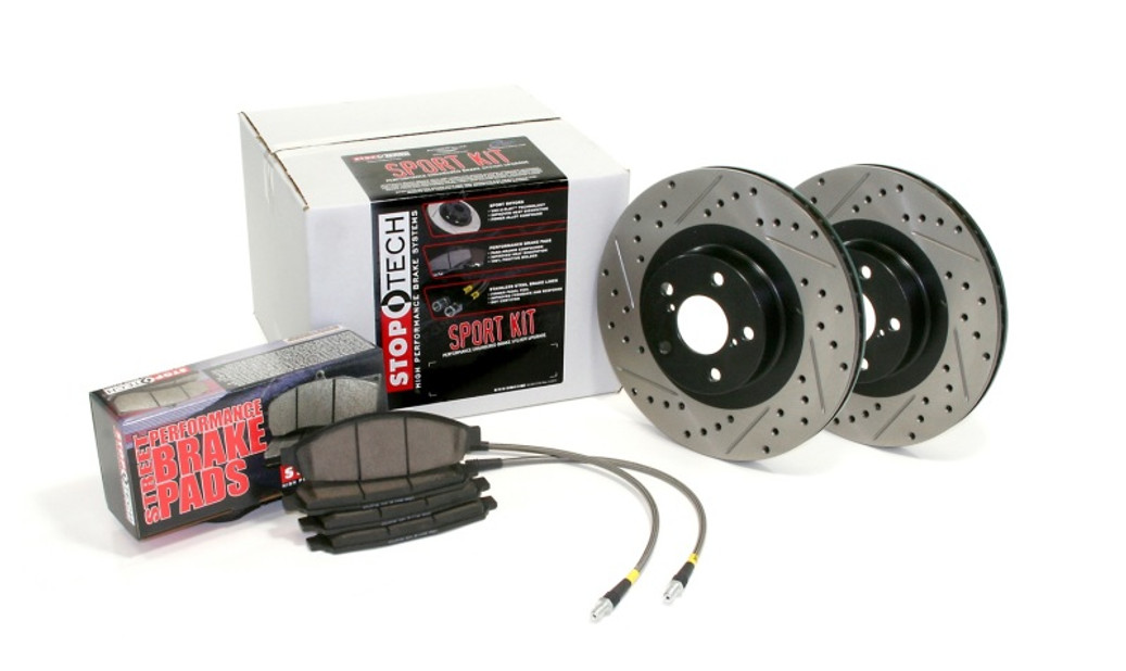 Sport Axle Pack, Drilled & Slotted, Front - 978.34016F Photo - Primary
