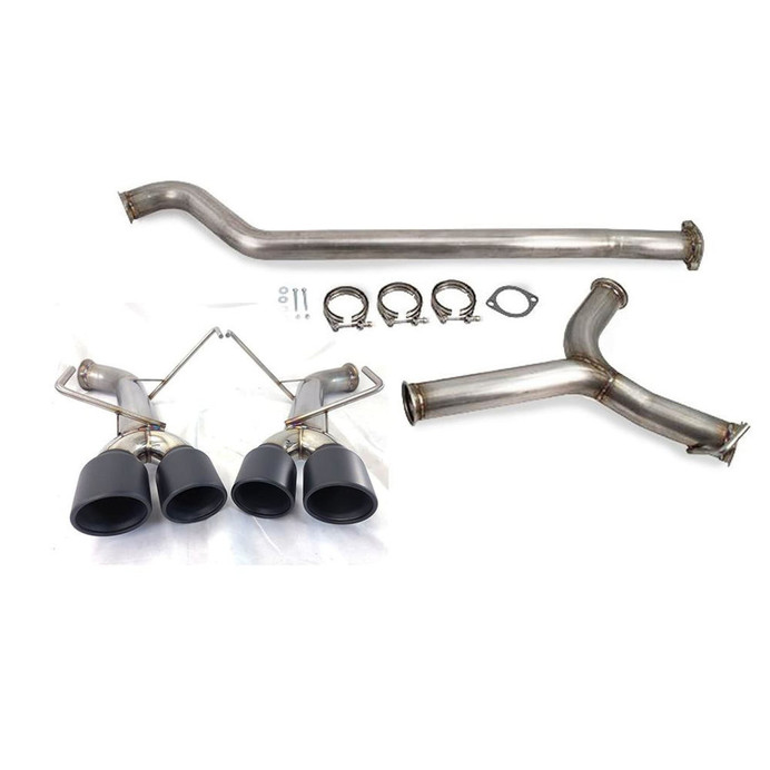 ETS Subaru WRX 2022 Extreme & Resonated Catback Exhaust System Stealth BlackTips - 200-60-EXH-006