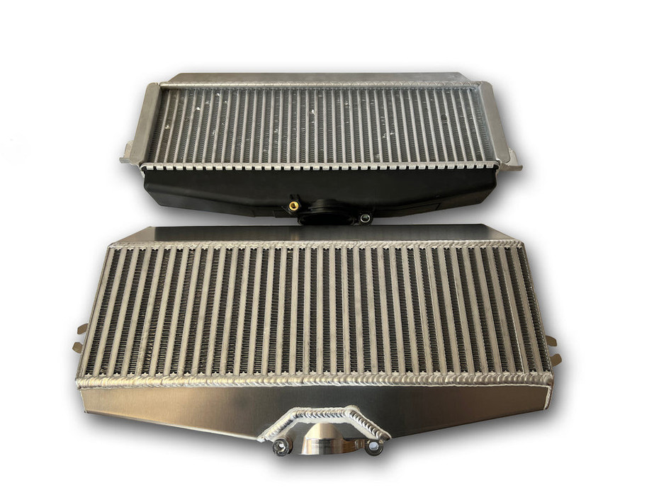 ETS Subaru 2022 WRX Top Mount Intercooler Red Core - 200-60-IC-211 Comparison Front View