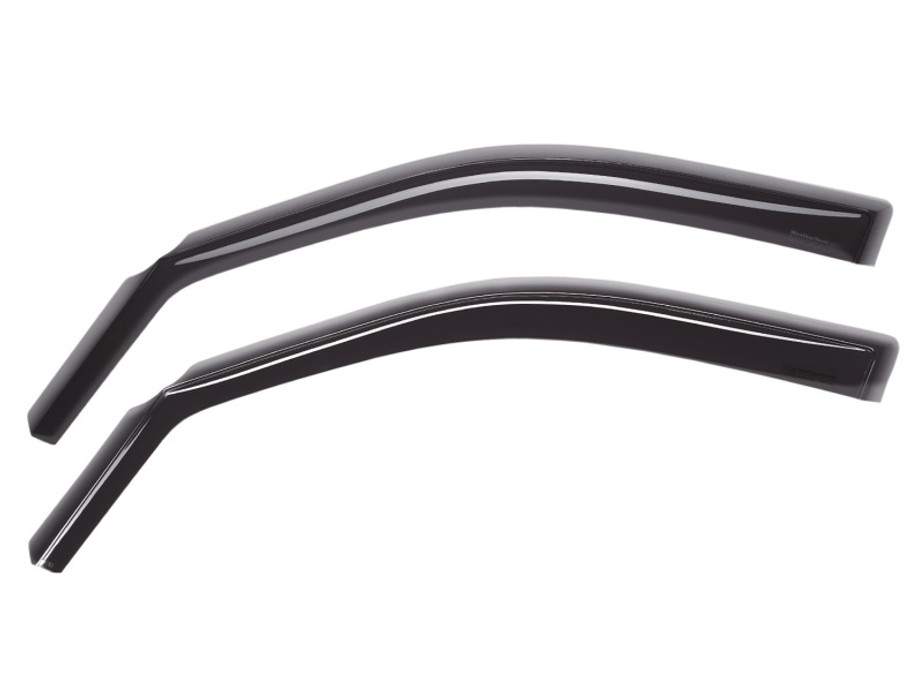 WeatherTech 19-22 Chevrolet Silverado 1500 Reg. Cab Front Side Window Deflectors - Dark Smoke - 801028 Photo - Primary