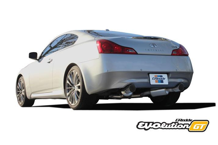 GReddy 07-14 Infiniti G37 Evolution (RWD ONLY) GT 304SS Cat-Back Exhaust - 10128304 Photo - Primary