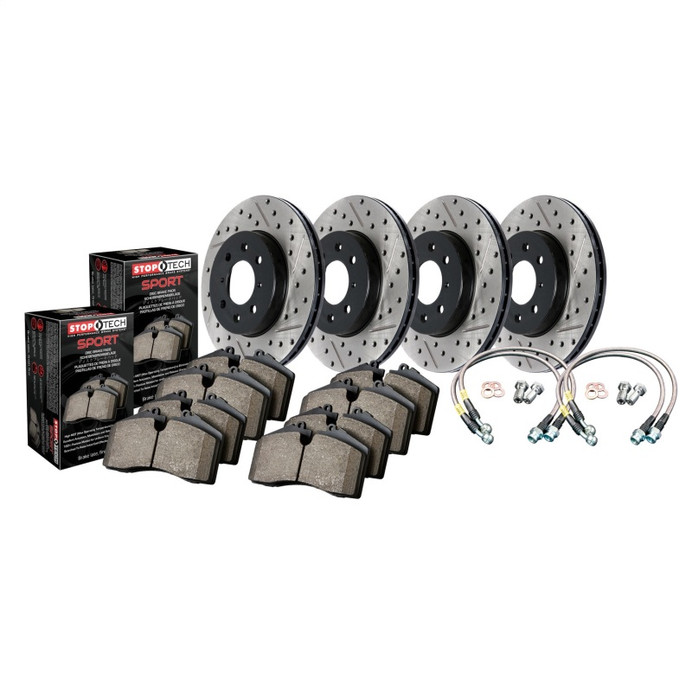 Sport Axle Pack, Drilled & Slotted, 4 Wheel - 978.34016 Photo - Primary