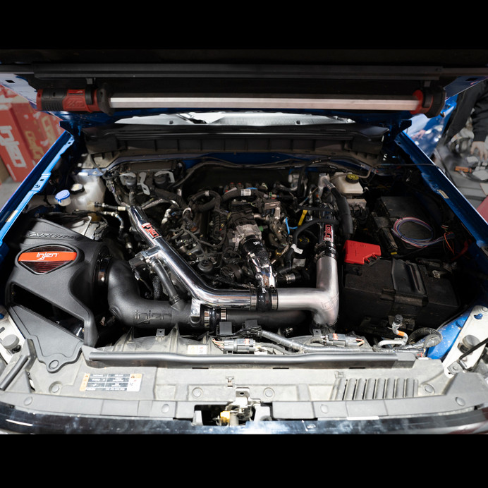 Injen 2021-2022 Ford Bronco V6-2.7L Twin Turbo Evolution Intake (Oiled) - EVO9301C User 4