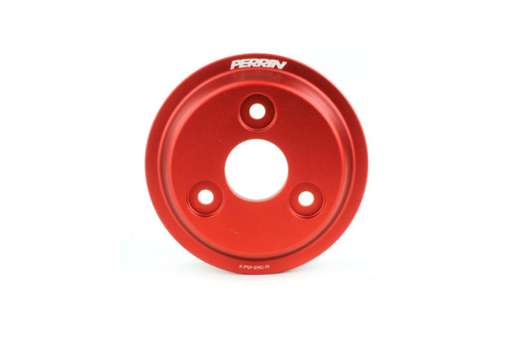 Perrin 2022 Subaru BRZ/GR86 Water Pump Pulley - Red - PSP-ENG-113RD