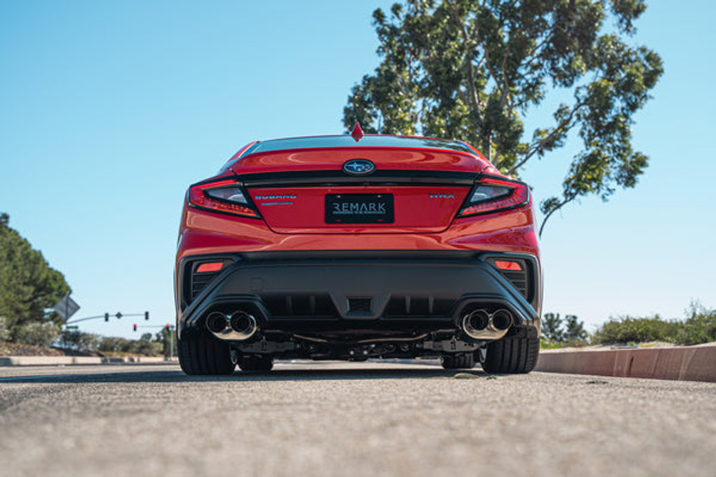 Remark 2022+ Subaru WRX VB Axle Back Exhaust w/Stainless Steel Single Wall Tip - RO-TSVB-SM