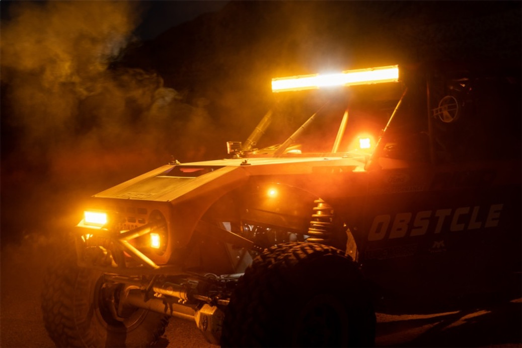 Rigid Industries E-Series 10in. Spot w/ Amber PRO Lens - 110223 Photo - Mounted