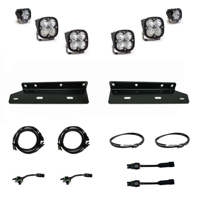 Baja Designs 2021+ Ford Raptor Aftermarket Pro Fog Pocket Kit - 448056