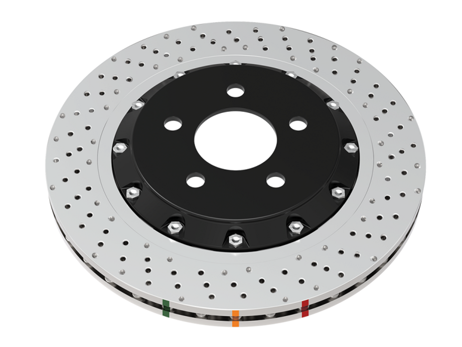 DBA 2020+ Chevrolet Corvette C8 Z51 Rear Crossdrilled 5000 Series Rotor - 53929BLKXD User 1