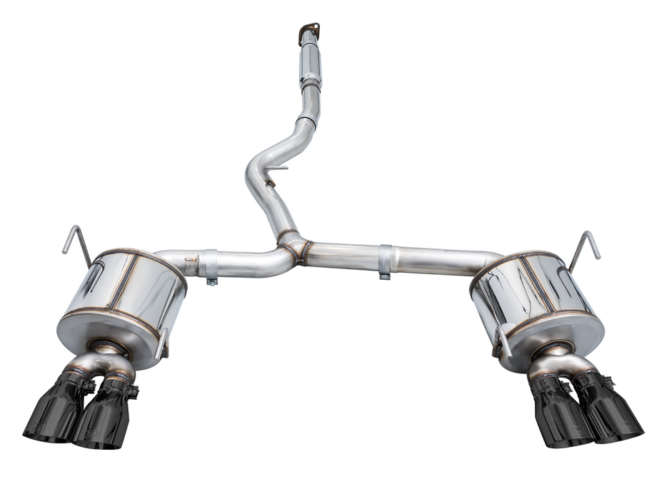 AWE Tuning 2022+ VB Subaru WRX Touring Edition Exhaust - Diamond Black Tips - 3015-43979