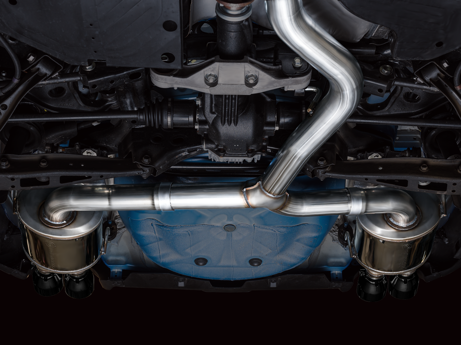 AWE Tuning 2022+ VB Subaru WRX Touring Edition Exhaust - Diamond Black Tips - 3015-43979