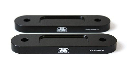 BLOX Honda S2000 Racing Front 12mm Thin Spacer Bump Steer Kit - Black (Lowered 1in and more) - BXSS-20354-12-BK Photo - Primary