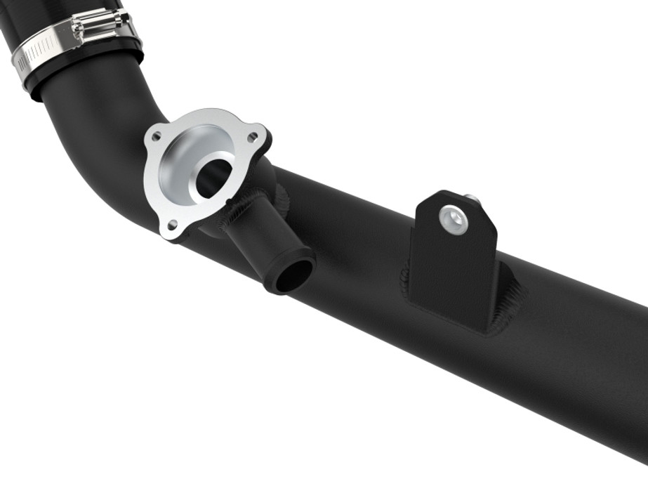 aFe 20-23 Ford Explorer ST V6 3.0L (tt) BladeRunner Aluminum Hot and Cold Charge Pipe Kit - Black - 46-20654-B Photo - Close Up