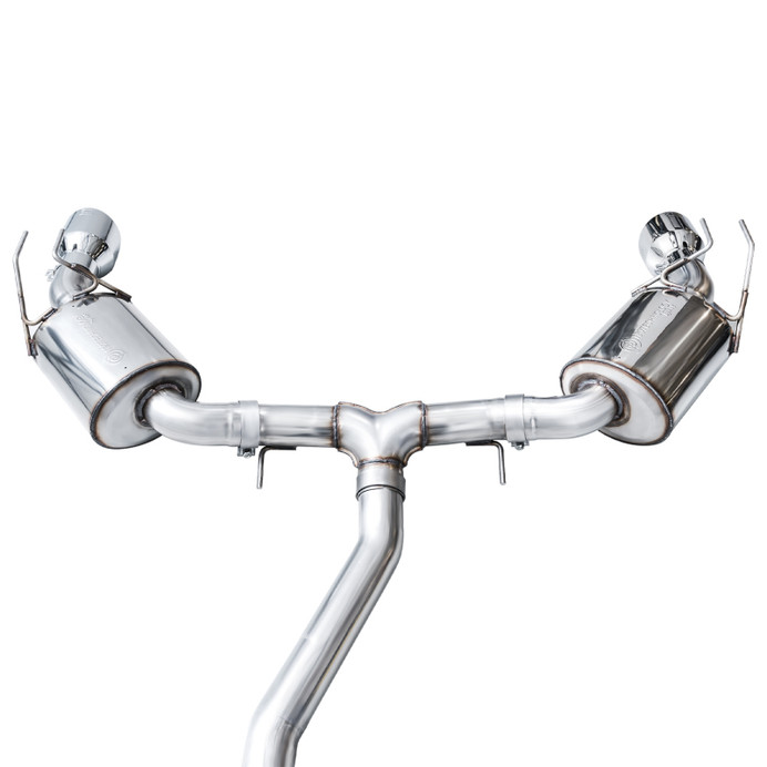 AWE Tuning 2022+ Honda Civic Si FE1 FWD Touring Edition Catback Exhaust - Dual Chrome Silver Tips - 3015-32331 Photo - out of package