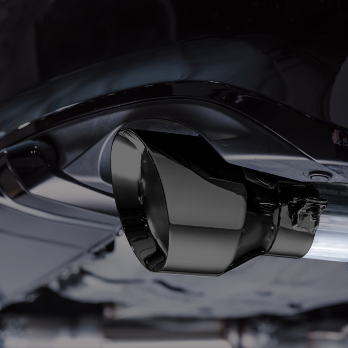AWE Tuning 2022+ Honda Civic Si FE1 FWD Touring Edition Catback Exhaust - Dual Diamond Black Tips - 3015-33331 Photo - Mounted