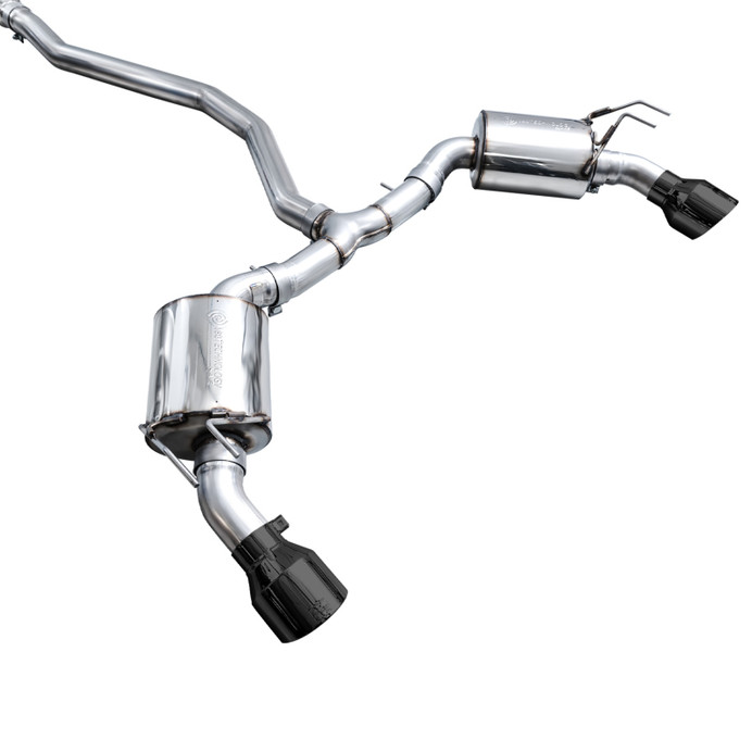 AWE Tuning 2022+ Honda Civic Si FE1 FWD Touring Edition Catback Exhaust - Dual Diamond Black Tips - 3015-33331 Photo - out of package