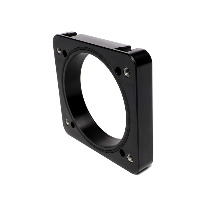 IAG Performance Big Bore 76mm Throttle Body Adapter for Process West Intake Manifold Black - IAG-AFD-2021BK